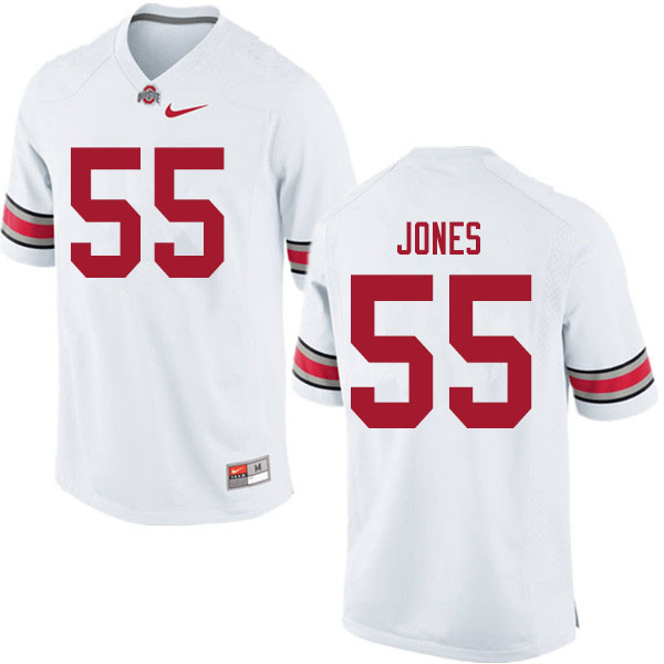 Men #55 Matthew Jones Ohio State Buckeyes College Football Jerseys Sale-White